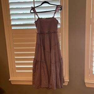 Lavender women’s flowy dress